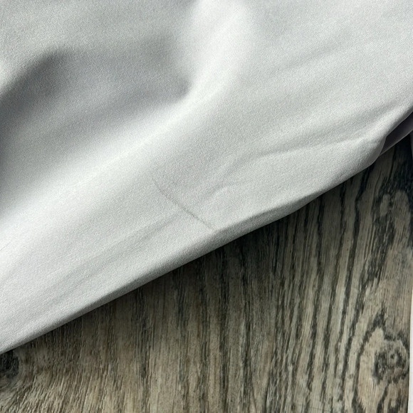 Wulful Jacket Gray White Casual Lightweight Bomber Jacket Size Large Zip Up - Picture 6 of 13